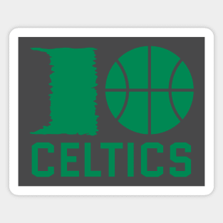 celtics love basketball Magnet